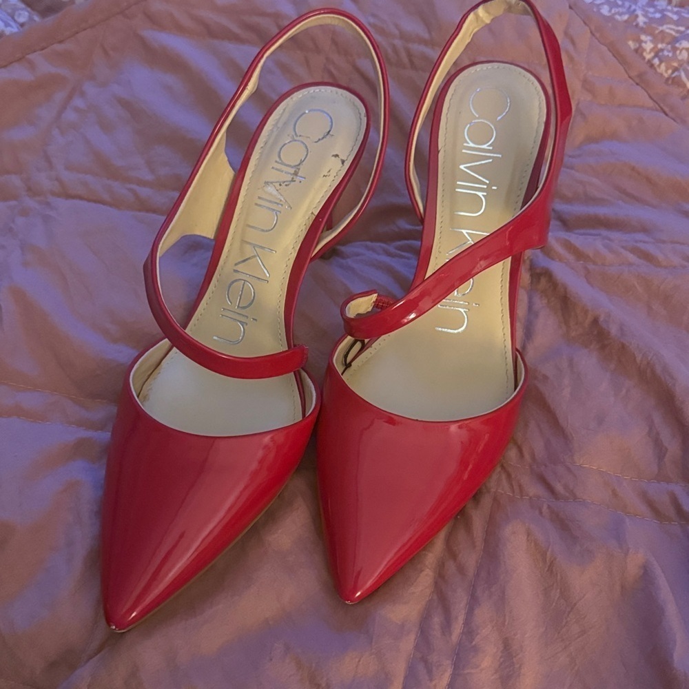 Calvin Klein Red Heels